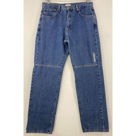 Les Benjamines Denim - Les‎ Benjamins Denim Jeans Woman's 31x31.5 Tagged (28) Embroidered Spell Out